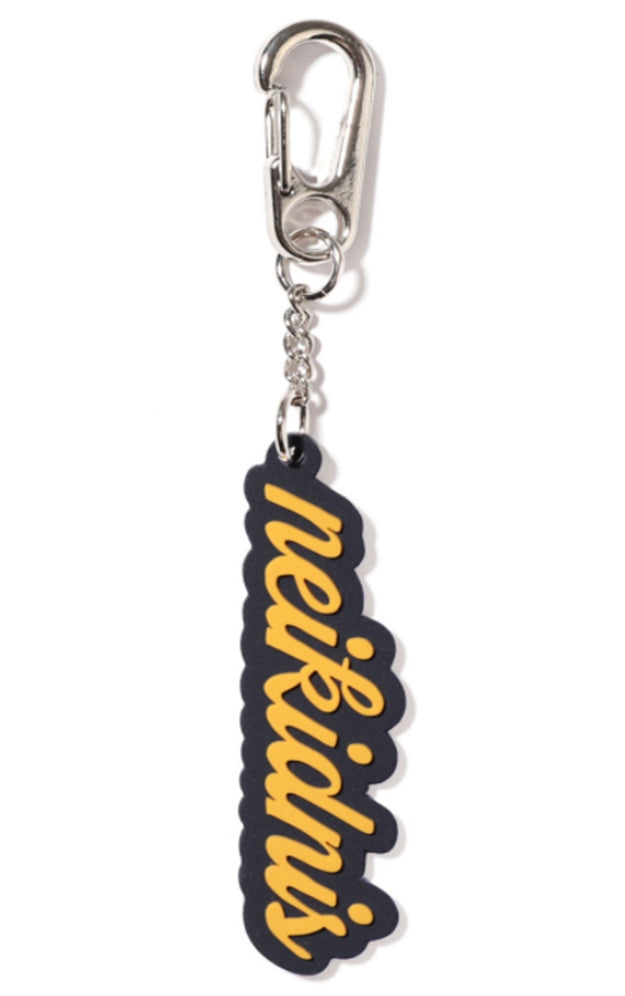 ネイキドニス(NEIKIDNIS) LETTERING RUBBER KEY RING / NAVY