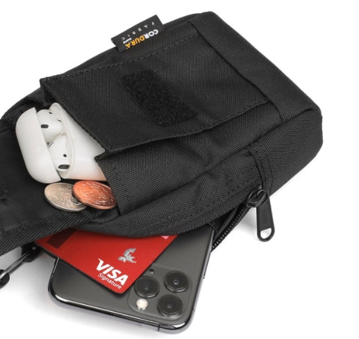 ネイキドニス(NEIKIDNIS) CORDURA SHOULDER POUCH / BLACK