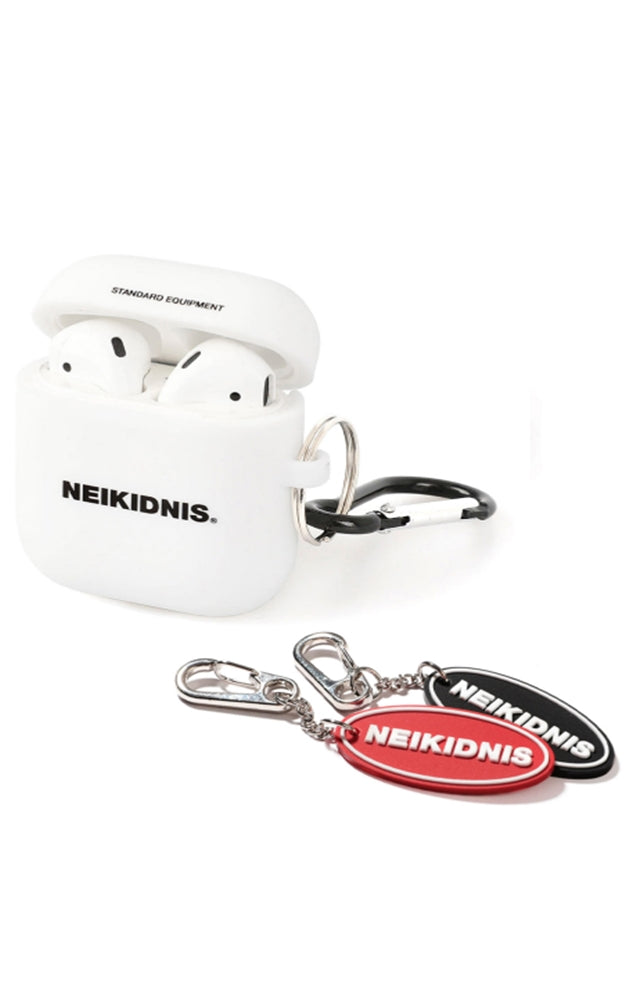 ネイキドニス(NEIKIDNIS)  AIRPOD CASE & KEY RING SET / WHITE