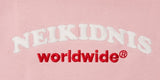 ネイキドニス(NEIKIDNIS) WORLD LOGO SWEAT SHIRT / PINK