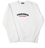 ネイキドニス(NEIKIDNIS) WORLD LOGO SWEAT SHIRT / IVORY