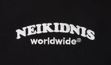 ネイキドニス(NEIKIDNIS) WORLD LOGO SWEAT SHIRT / BLACK