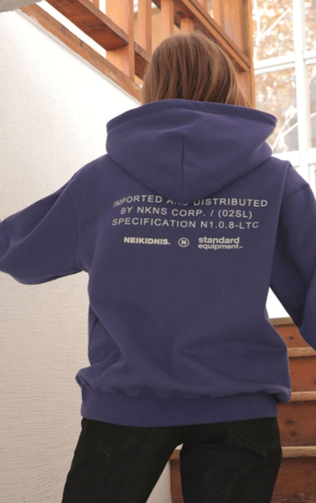 ネイキドニス(NEIKIDNIS) SIGNATURE HOODIE / PURPLE