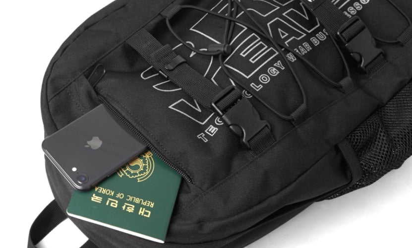 ★2021SS新作★THIRDWEAVE★3M SCOTCHLITE BACKPACK_2色 3M SCOTCHLITE™ BACKPACK / BLACK - thirdweave online store.