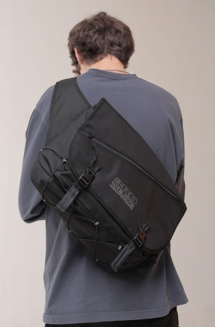 サードウェーブ(3RD WEAVE ) SCOTCH MESSENGER BAG / BLACK-SCOTCH