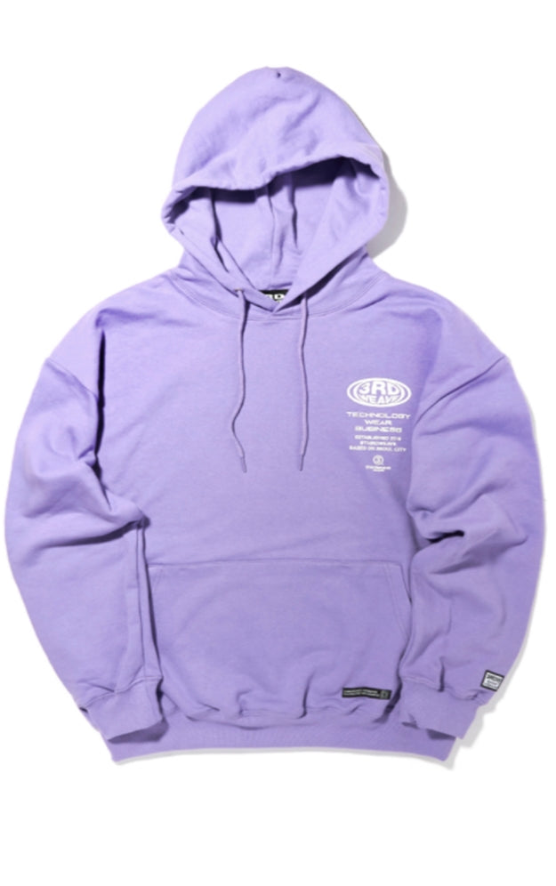 サードウェーブ(3RD WEAVE )  ELLIPTIC LOGO PULLOVER HOODIE / ULTRA VIOLET