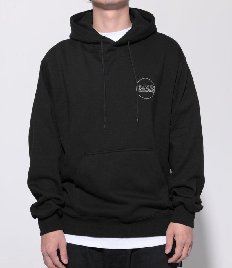 サードウェーブ(3RD WEAVE )  CIRCLE LOGO HOODIE / BLACK