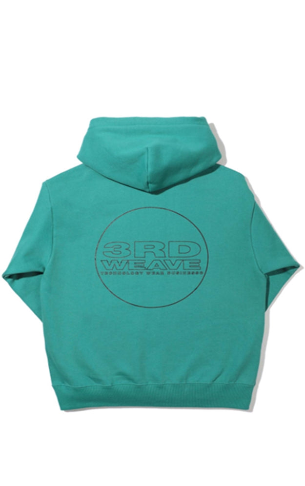 サードウェーブ(3RD WEAVE ) CIRCLE LOGO HOODIE / BLUISH GREEN