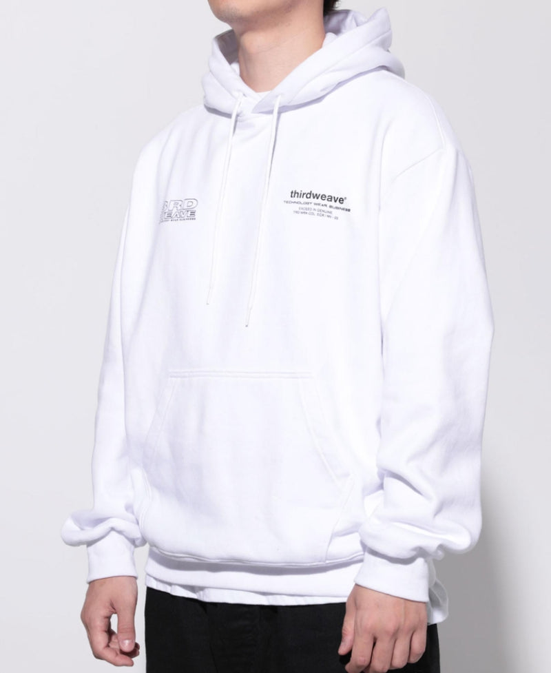 サードウェーブ(3RD WEAVE ) TRIPLE LOGO HOODIE / WHITE