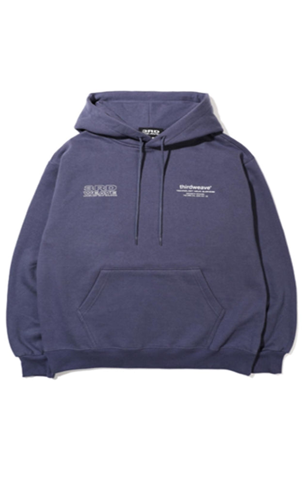 サードウェーブ(3RD WEAVE ) TRIPLE LOGO HOODIE / PURPLE