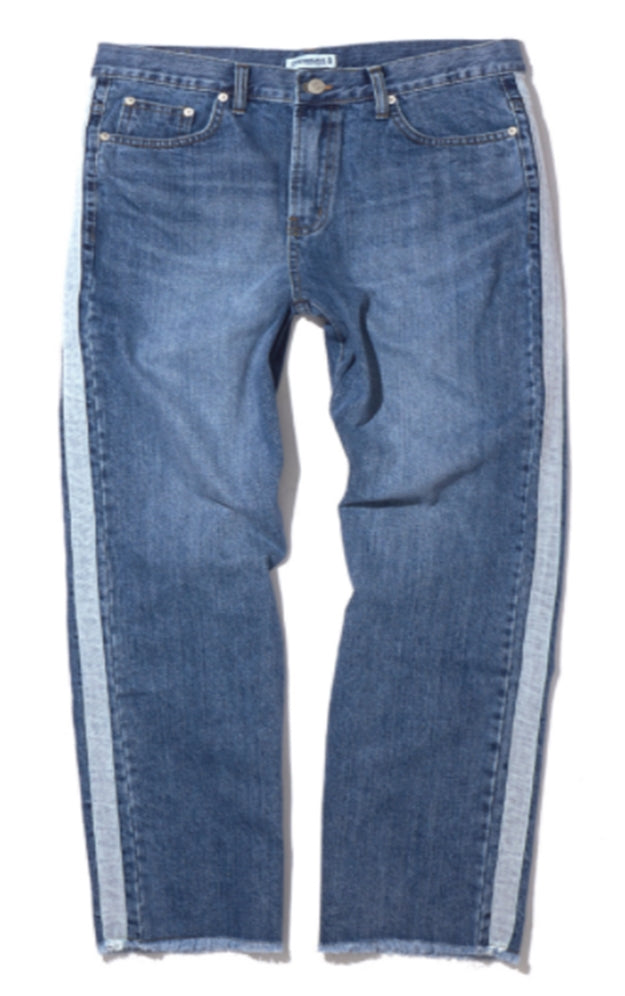 サードウェーブ(3RD WEAVE ) REGULAR FIT TAPED DENIM / WASHED BLUE