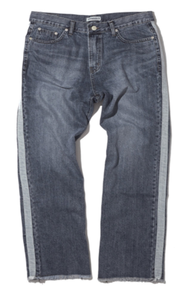 サードウェーブ(3RD WEAVE ) REGULAR FIT TAPED DENIM / WASHED BLACK