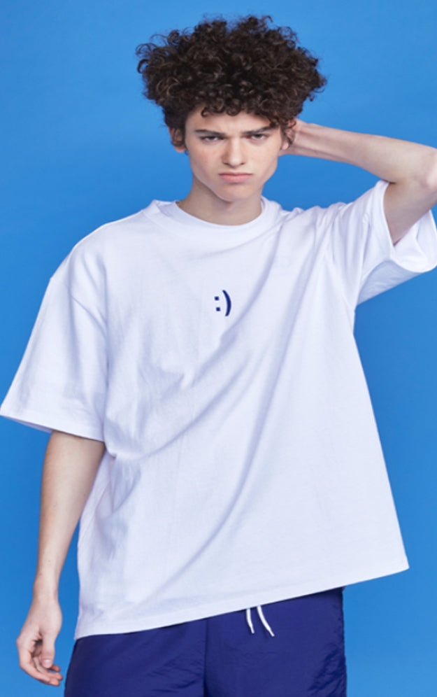 ボーンチャンプス(BORN CHAMPS)　SMILE HEAVY OVERFIT TEE CETBMTS05WH