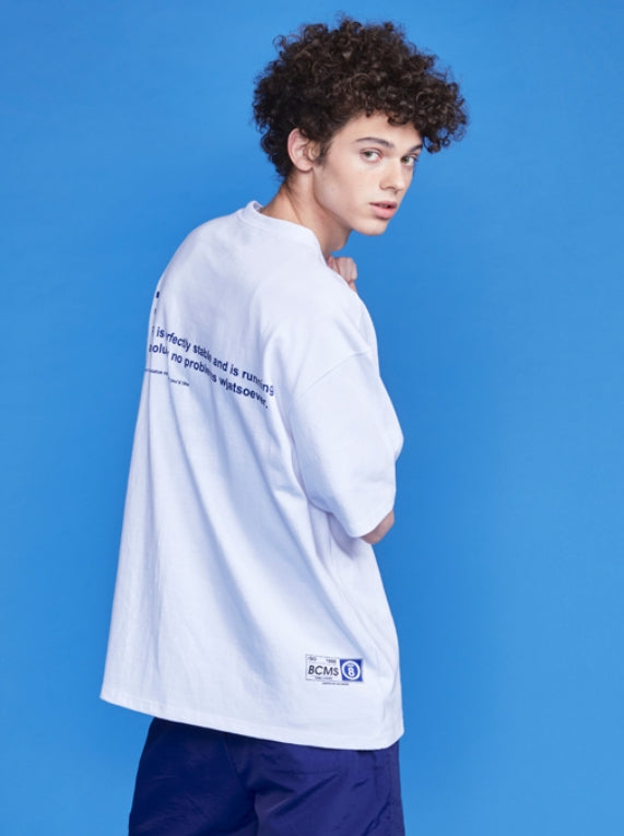 ボーンチャンプス(BORN CHAMPS)　SMILE HEAVY OVERFIT TEE CETBMTS05WH