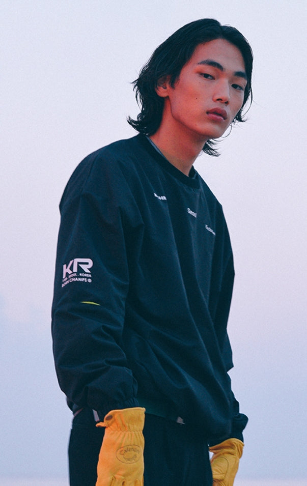 ボーンチャンプス(BORN CHAMPS)　BC SEOUL WIND SWEAT SHIRT CESCMMT03BK