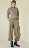 イーエスシースタジオ(ESC STUDIO)  Pintuck wide pants(beige)