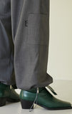 イーエスシースタジオ(ESC STUDIO)  Pintuck wide pants(grey)