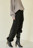 イーエスシースタジオ(ESC STUDIO)  Pintuck wide pants(black)