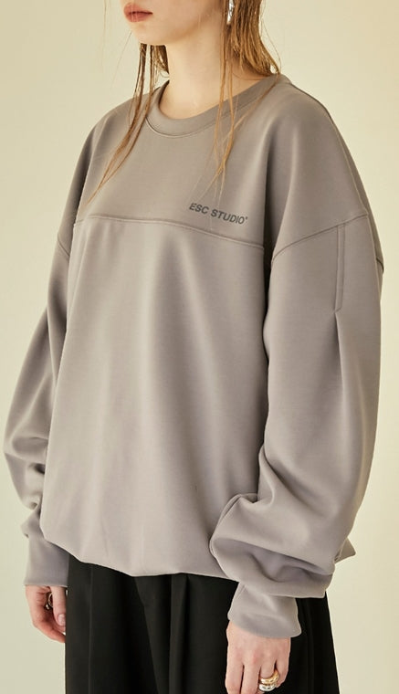 イーエスシースタジオ(ESC STUDIO)  Sleeve pintuck MTM (beige)