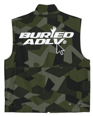アクメドラビ(acme' de la vie) BA x ADLV OUTPOCKET VEST CAMOFLAGE