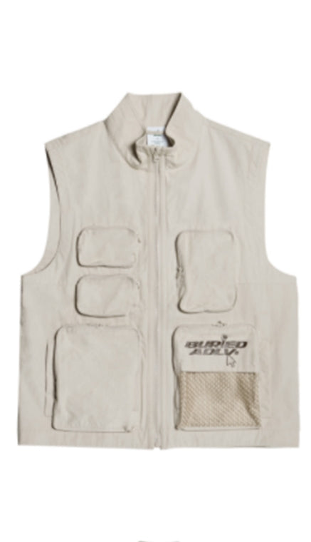 アクメドラビ(acme' de la vie)  BA x ADLV OUTPOCKET VEST BEIGE