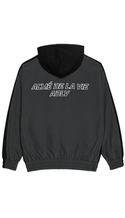 アクメドラビ(acme' de la vie)  MULTICUT TRAINING HOODIE ZIPUP BLACK