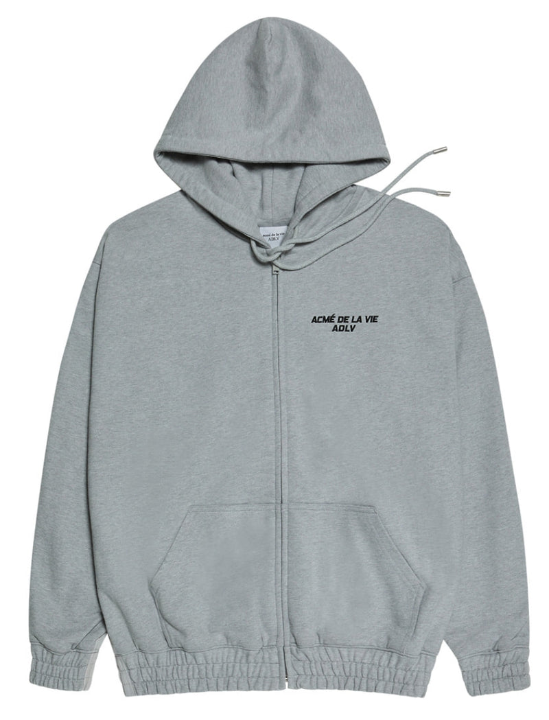 アクメドラビ(acme' de la vie)  MULTICUT TRAINING HOODIE ZIPUP MELANGE