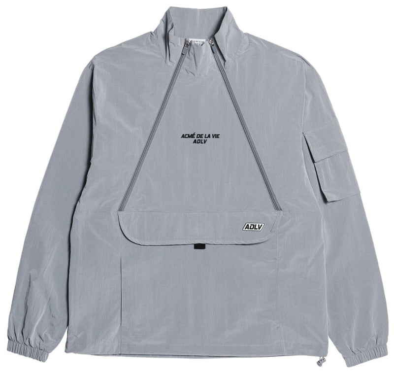 アクメドラビ(acme' de la vie)  OUTPOCKET WOVEN ANORAK GREY