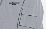 アクメドラビ(acme' de la vie)  OUTPOCKET WOVEN ANORAK GREY