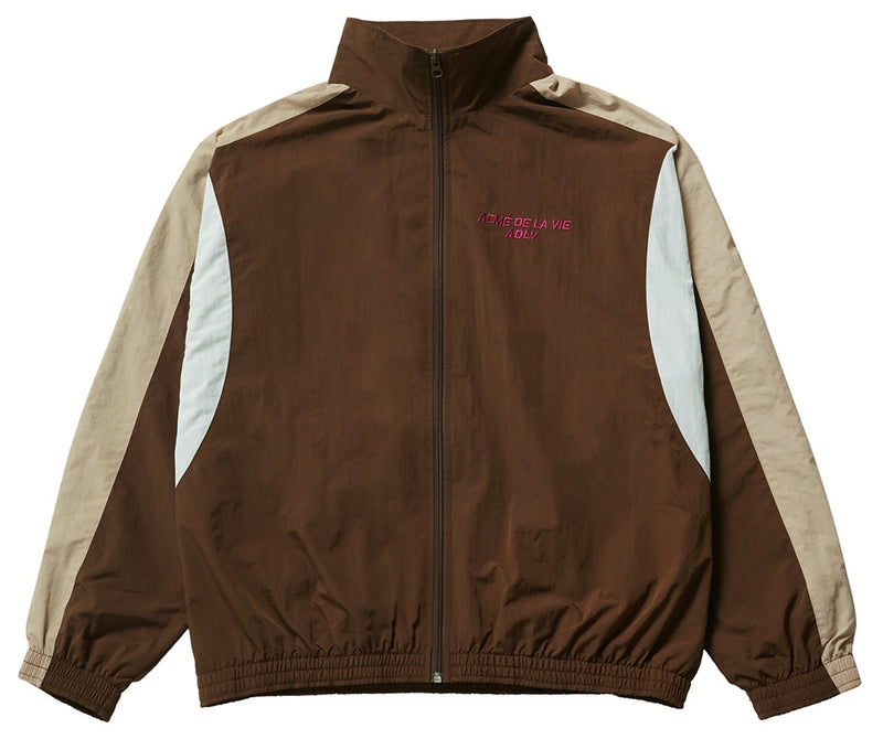 アクメドラビ(acme' de la vie)  MULTICOLOR WOVEN SETUP JACKET BROWN