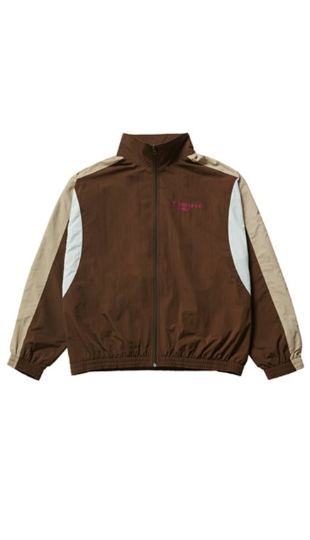 アクメドラビ(acme' de la vie)  MULTICOLOR WOVEN SETUP JACKET BROWN