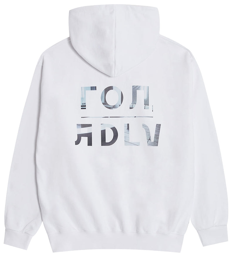 アクメドラビ(acme' de la vie)  LOG X ADLV LOGIN HOODIE WHITE