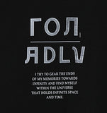 アクメドラビ(acme' de la vie)  LOG X ADLV PIECE OF MEMORY HOODIE BLACK