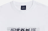 アクメドラビ(acme' de la vie)  LOG X ADLV DOCKING LONG SLEEVE T-SHIRT WHITE