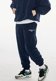 アクメドラビ(acme' de la vie)   ADLV SPORTY LOGO WOVEN PANTS NAVY