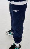 アクメドラビ(acme' de la vie)   ADLV SPORTY LOGO WOVEN PANTS NAVY