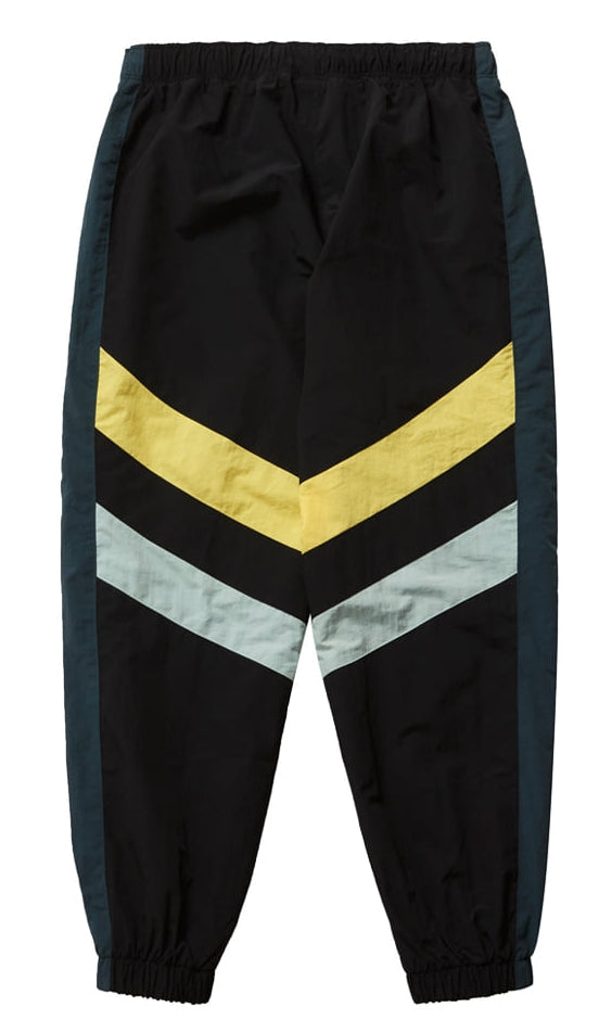 アクメドラビ(acme' de la vie)  MULTICOLOR WOVEN SETUP PANTS BLACK