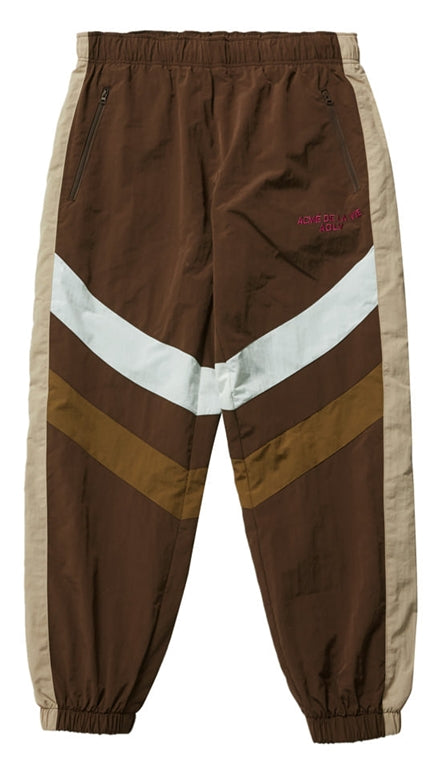 アクメドラビ(acme' de la vie)  MULTICOLOR WOVEN SETUP PANTS BROWN