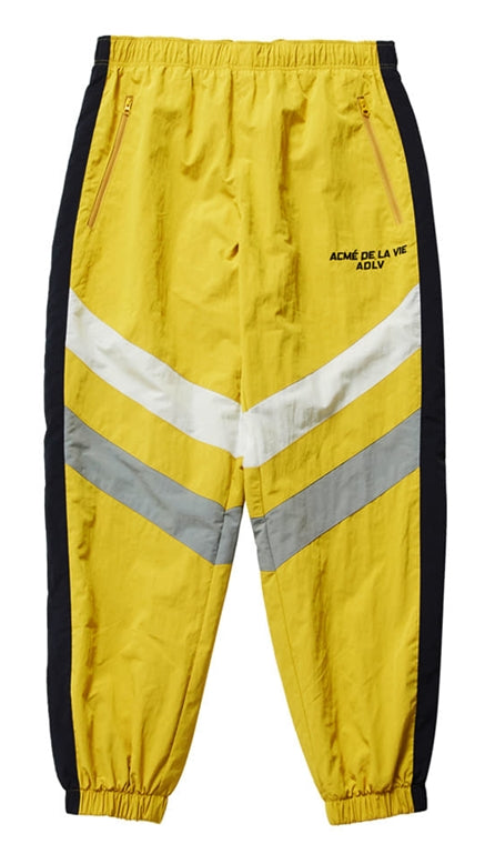 アクメドラビ(acme' de la vie)  MULTICOLOR WOVEN SETUP PANTS YELLOW