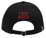 アクメドラビ(acme' de la vie) LOG X ADLV LOGIN BALL CAP BLACK