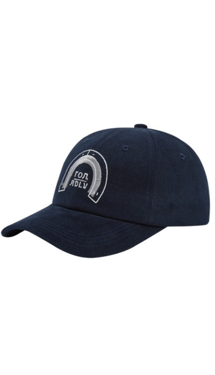アクメドラビ(acme' de la vie)   LOG X ADLV OVERLAP CHAIR BALL CAP NAVY