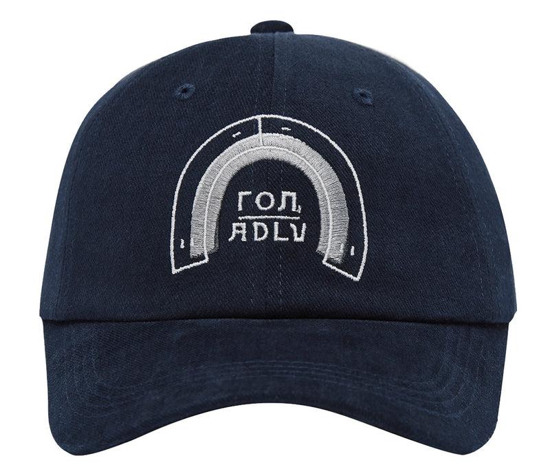 アクメドラビ(acme' de la vie)   LOG X ADLV OVERLAP CHAIR BALL CAP NAVY