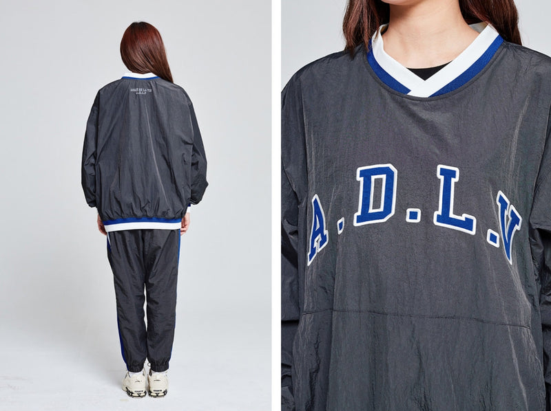 アクメドラビ(acme' de la vie)  ADLV PULLOVER SET-UP CHARCOAL