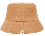 VARZAR(バザール) Corduroy label bucket hat brown