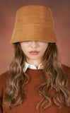 VARZAR(バザール) Corduroy stud drop bucket hat brown