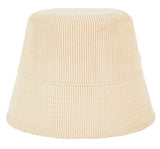 VARZAR(バザール) Corduroy stud drop bucket hat cream