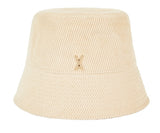 VARZAR(バザール) Corduroy stud drop bucket hat cream