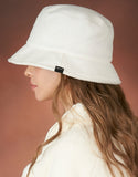 VARZAR(バザール) Minimal Label Fleece Bucket Hat cream