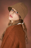 VARZAR(バザール) Metal tip bell hat brown