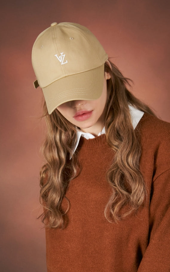 VARZAR(バザール) Monogram Soft Overfit Ball Cap beige